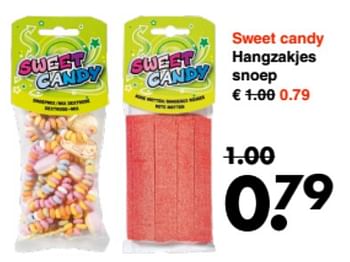 Aanbiedingen Sweet candy hangzakjes snoep - Sweets &amp; Candy - Geldig van 16/06/2017 tot 24/06/2017 bij Wibra
