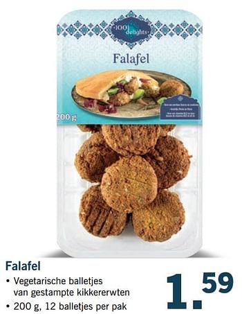 Aanbiedingen Falafel - 1001 Delights - Geldig van 19/06/2017 tot 24/06/2017 bij Lidl