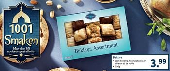 Aanbiedingen Baklava - 1001 Delights - Geldig van 19/06/2017 tot 24/06/2017 bij Lidl