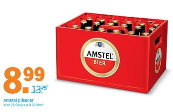 Aanbiedingen Amstel pilsener - Amstel - Geldig van 19/06/2017 tot 25/06/2017 bij Albert Heijn