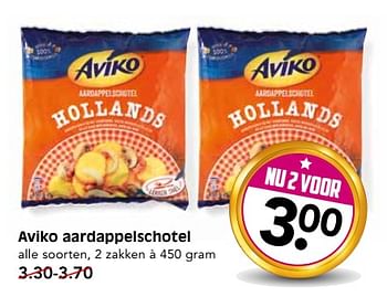 Aanbiedingen Aviko aardappelschotel - Aviko - Geldig van 19/06/2017 tot 25/06/2017 bij Em-té