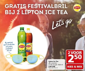 Aanbiedingen Lipton ice tea - Lipton - Geldig van 19/06/2017 tot 25/06/2017 bij Jan Linders