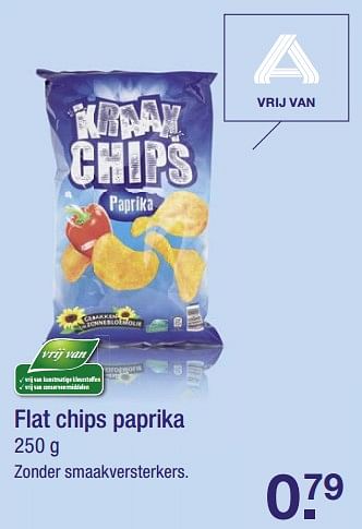 Aanbiedingen Flat chips paprika - Huismerk - Aldi - Geldig van 19/06/2017 tot 25/06/2017 bij Aldi