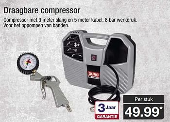 Aanbiedingen Draagbare compressor - Huismerk - Aldi - Geldig van 19/06/2017 tot 25/06/2017 bij Aldi