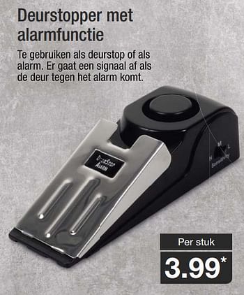 Aanbiedingen Deurstopper met alarmfunctie - Huismerk - Aldi - Geldig van 19/06/2017 tot 25/06/2017 bij Aldi