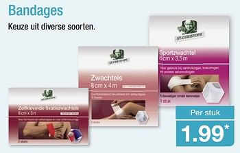 Aanbiedingen Bandages - Huismerk - Aldi - Geldig van 19/06/2017 tot 25/06/2017 bij Aldi