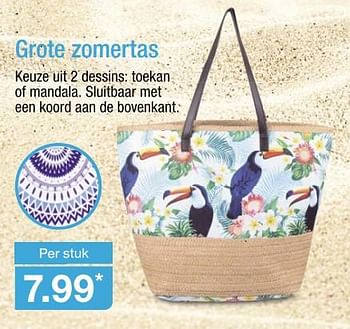 Aanbiedingen Grote zomertas - Huismerk - Aldi - Geldig van 19/06/2017 tot 25/06/2017 bij Aldi