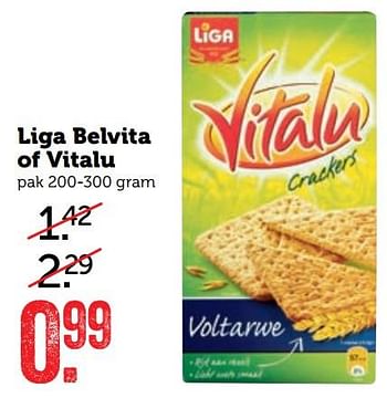 Aanbiedingen Liga belvita of vitalu - Liga - Geldig van 19/06/2017 tot 25/06/2017 bij Coop