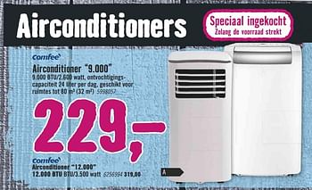 Aanbiedingen Comfee airconditioner 9.000 - Comfee - Geldig van 19/06/2017 tot 02/07/2017 bij Hornbach