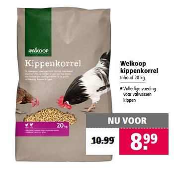 Aanbiedingen Welkoop kippenkorrel - Huismerk - Welkoop - Geldig van 19/06/2017 tot 02/07/2017 bij Welkoop