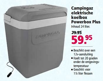 Aanbiedingen Campingaz elektrische koelbox powerbox plus - Campingaz - Geldig van 19/06/2017 tot 02/07/2017 bij Welkoop