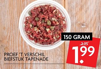 Aanbiedingen Proef `t verschil biefstuk tapenade - Huismerk - Deka Markt - Geldig van 22/06/2017 tot 25/06/2017 bij Deka Markt