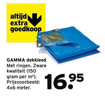 Aanbiedingen Gamma dekkleed - Huismerk - Gamma - Geldig van 19/06/2017 tot 02/07/2017 bij Gamma