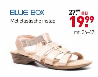 Aanbiedingen Schoenen met elastische instap - Blue-Box - Geldig van 19/06/2017 tot 02/07/2017 bij Scapino