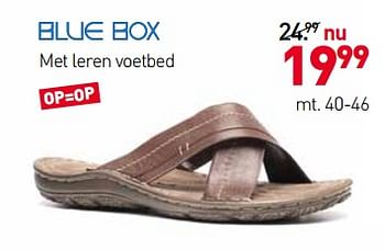 Aanbiedingen Schoenen met leren voetbed - Blue-Box - Geldig van 19/06/2017 tot 02/07/2017 bij Scapino