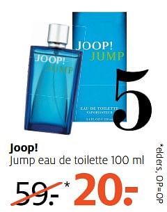 Aanbiedingen Joop! jump eau de toilette 100 ml - Joop! - Geldig van 19/06/2017 tot 02/07/2017 bij Etos