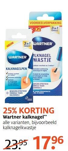 Aanbiedingen Wartner kalknagel - Wartner - Geldig van 19/06/2017 tot 02/07/2017 bij Etos