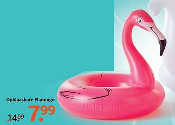 Aanbiedingen Opblaasbare flamingo - Huismerk - Etos - Geldig van 19/06/2017 tot 02/07/2017 bij Etos