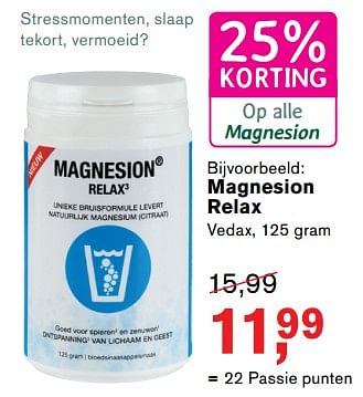 Aanbiedingen Magnesion relax - Magnesion - Geldig van 19/06/2017 tot 16/07/2017 bij Holland & Barrett