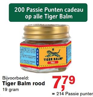 Aanbiedingen Tiger balm rood - Tiger Balm - Geldig van 19/06/2017 tot 16/07/2017 bij Holland & Barrett