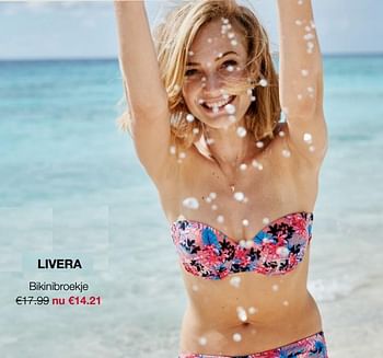 Aanbiedingen Livera bikinibroekje - Huismerk - Livera - Geldig van 19/06/2017 tot 02/07/2017 bij Livera