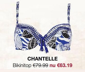Aanbiedingen Chantelle bikinitop - Chantelle - Geldig van 19/06/2017 tot 02/07/2017 bij Livera