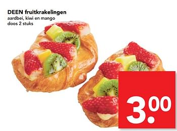 Aanbiedingen Deen fruitkrakelingen - Huismerk deen supermarkt - Geldig van 18/06/2017 tot 24/06/2017 bij Deen Supermarkten
