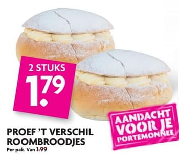 Aanbiedingen Proef`t verschil roombroodjes - Huismerk - Deka Markt - Geldig van 18/06/2017 tot 25/06/2017 bij Deka Markt