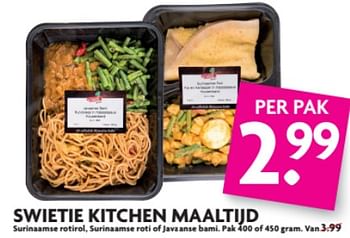 Aanbiedingen Swietie kitchen maaltijd - Huismerk - Deka Markt - Geldig van 18/06/2017 tot 25/06/2017 bij Deka Markt
