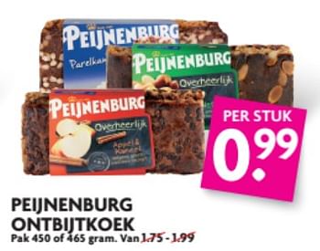Aanbiedingen Peijnenburg ontbijtkoek - Peijnenburg - Geldig van 18/06/2017 tot 25/06/2017 bij Deka Markt