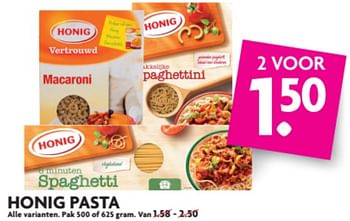 Aanbiedingen Honig pasta varianten - Honig - Geldig van 18/06/2017 tot 25/06/2017 bij Deka Markt