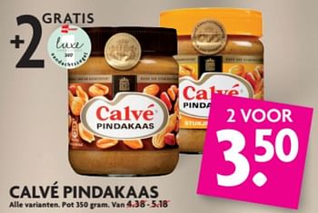 Aanbiedingen Calve pindakaas - Calve - Geldig van 18/06/2017 tot 25/06/2017 bij Deka Markt