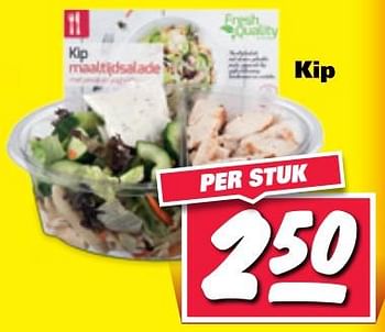 Aanbiedingen Kip maaltijdsalade - Huismerk - Nettorama - Geldig van 19/06/2017 tot 25/06/2017 bij Nettorama