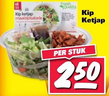 Aanbiedingen Kip ketjap maaltijdsalade - Huismerk - Nettorama - Geldig van 19/06/2017 tot 25/06/2017 bij Nettorama