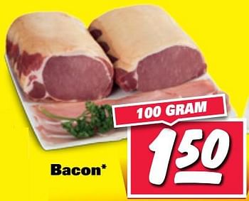 Aanbiedingen Bacon - Huismerk - Nettorama - Geldig van 19/06/2017 tot 25/06/2017 bij Nettorama
