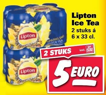 Aanbiedingen Lipton ice tea - Lipton - Geldig van 19/06/2017 tot 25/06/2017 bij Nettorama
