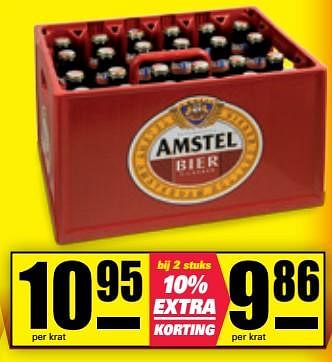 Aanbiedingen Amstel bier - Amstel - Geldig van 19/06/2017 tot 25/06/2017 bij Nettorama