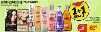 Aanbiedingen Guhl shampoo intensieve stevigheid - Guhl - Geldig van 20/06/2017 tot 25/06/2017 bij Kruidvat