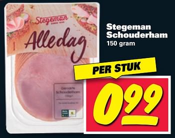 Aanbiedingen Stegeman schouderham - Stegeman - Geldig van 19/06/2017 tot 25/06/2017 bij Nettorama