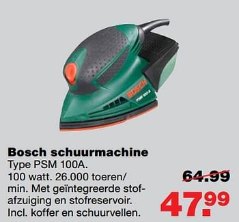 Aanbiedingen Bosch schuurmachine - Bosch - Geldig van 16/06/2017 tot 25/06/2017 bij Praxis