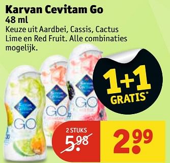 Aanbiedingen Karvan cevitam go - Karvan Cévitam - Geldig van 20/06/2017 tot 25/06/2017 bij Kruidvat