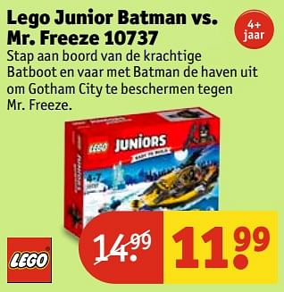 Aanbiedingen Lego junior batman vs. mr. freeze - Lego - Geldig van 20/06/2017 tot 25/06/2017 bij Kruidvat
