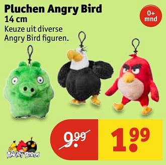 Aanbiedingen Pluchen angry bird - Angry Birds - Geldig van 20/06/2017 tot 25/06/2017 bij Kruidvat