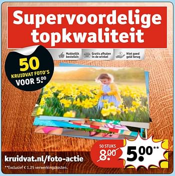 Aanbiedingen Supervoordelige topkwaliteit - Huismerk - Kruidvat - Geldig van 20/06/2017 tot 25/06/2017 bij Kruidvat