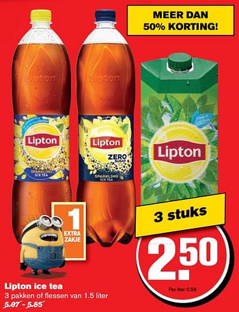 Aanbiedingen Lipton ice tea - Lipton - Geldig van 21/06/2017 tot 27/06/2017 bij Hoogvliet