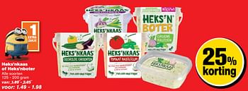 Aanbiedingen Heks`nkaas of heks`nboter - Heks'n Kaas - Geldig van 21/06/2017 tot 27/06/2017 bij Hoogvliet
