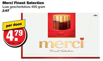 Aanbiedingen Merci finest selection - MERCI - Geldig van 21/06/2017 tot 27/06/2017 bij Hoogvliet