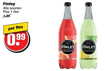 Aanbiedingen Finley - Finley - Geldig van 21/06/2017 tot 27/06/2017 bij Hoogvliet