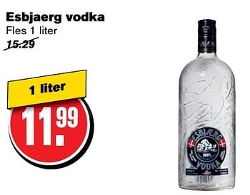Aanbiedingen Esbjaerg vodka - Esbjaerg - Geldig van 21/06/2017 tot 27/06/2017 bij Hoogvliet