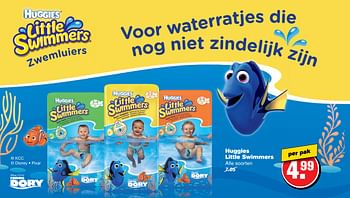 Aanbiedingen Huggies little swimmers - Huggies - Geldig van 21/06/2017 tot 27/06/2017 bij Hoogvliet